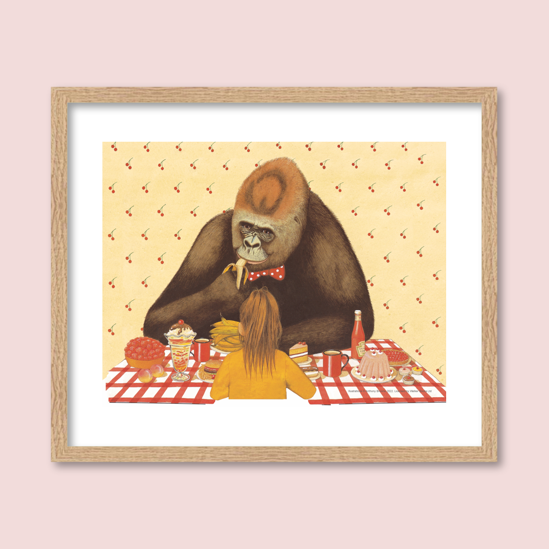 Gorilla framed art prints