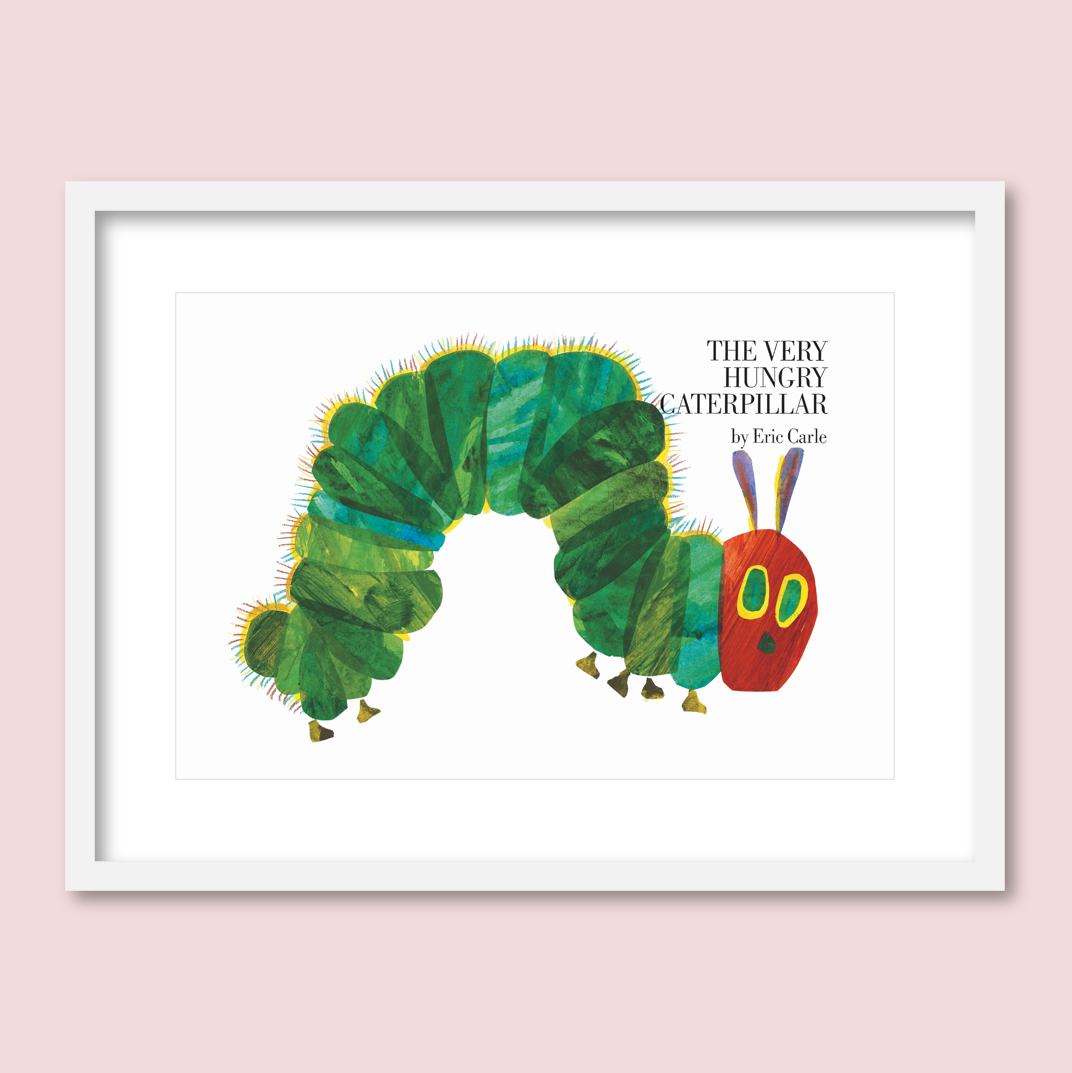 The Very Hungry Caterpillar framed art prints