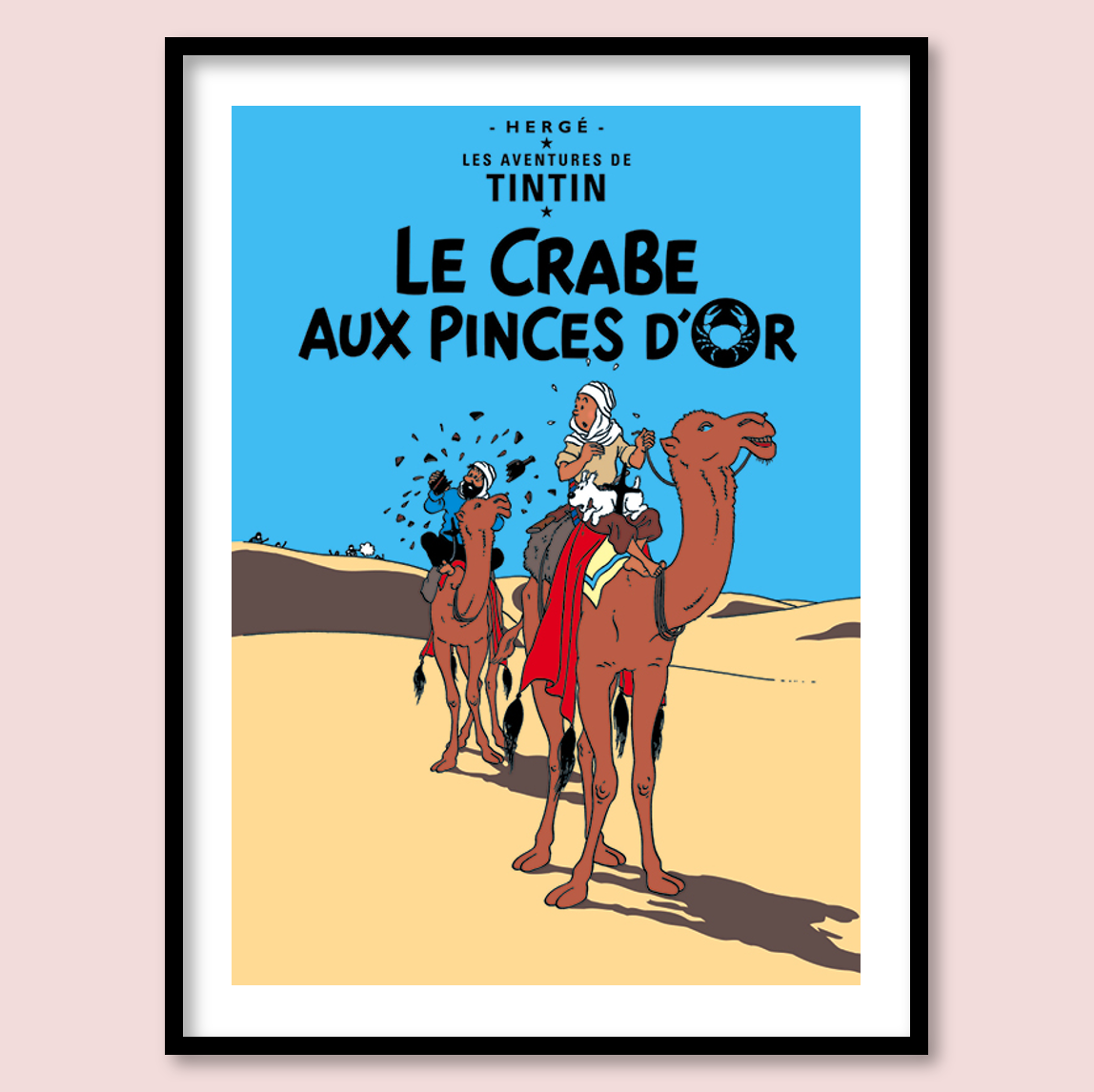 Tintin framed art print