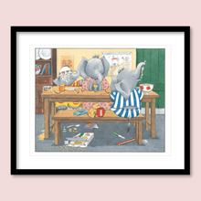 Load image into Gallery viewer, The children having breakfast
