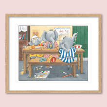 Load image into Gallery viewer, The children having breakfast
