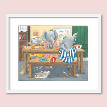 Load image into Gallery viewer, The children having breakfast
