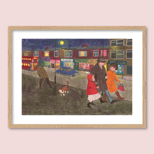 Load image into Gallery viewer, All the street lamps were lit
