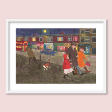Load image into Gallery viewer, All the street lamps were lit
