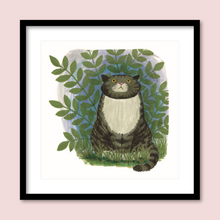 Load image into Gallery viewer, Mog sat in the dark
