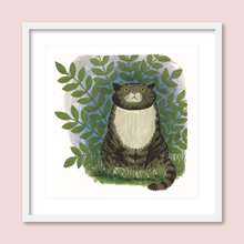 Load image into Gallery viewer, Mog sat in the dark
