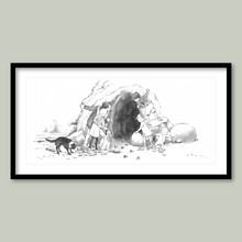Load image into Gallery viewer, A narrow gloomy cave
