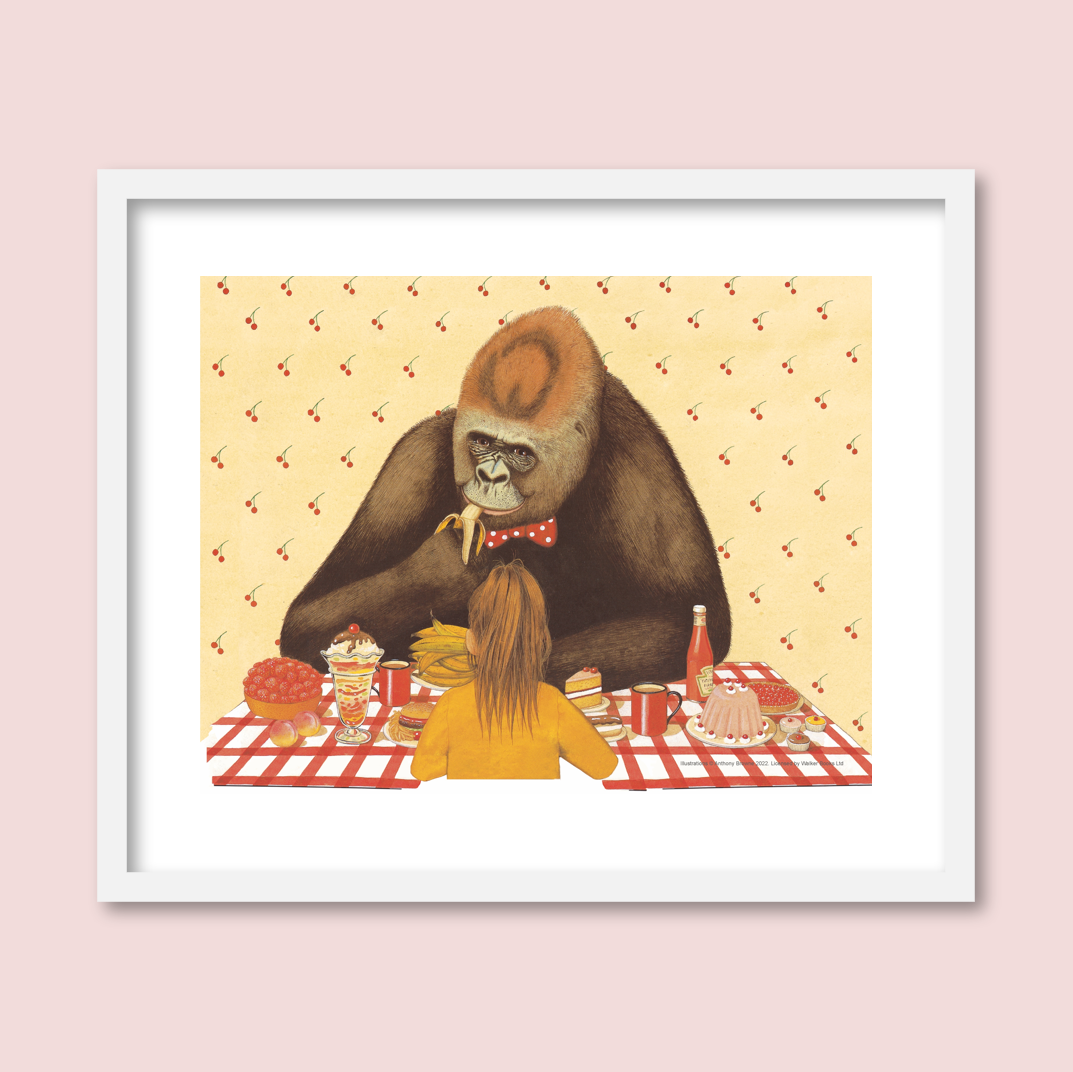 Gorilla at dinner