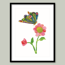 Load image into Gallery viewer, Butterfly and flower I
