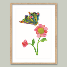 Load image into Gallery viewer, Butterfly and flower I
