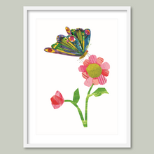 Load image into Gallery viewer, Butterfly and flower I
