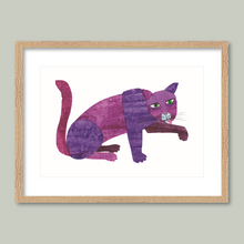 Load image into Gallery viewer, Purple Cat, Purple Cat
