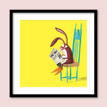 Load image into Gallery viewer, Hares sit on chairs
