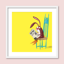 Load image into Gallery viewer, Hares sit on chairs
