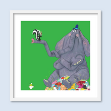 Load image into Gallery viewer, Elephants sit on smelly pants
