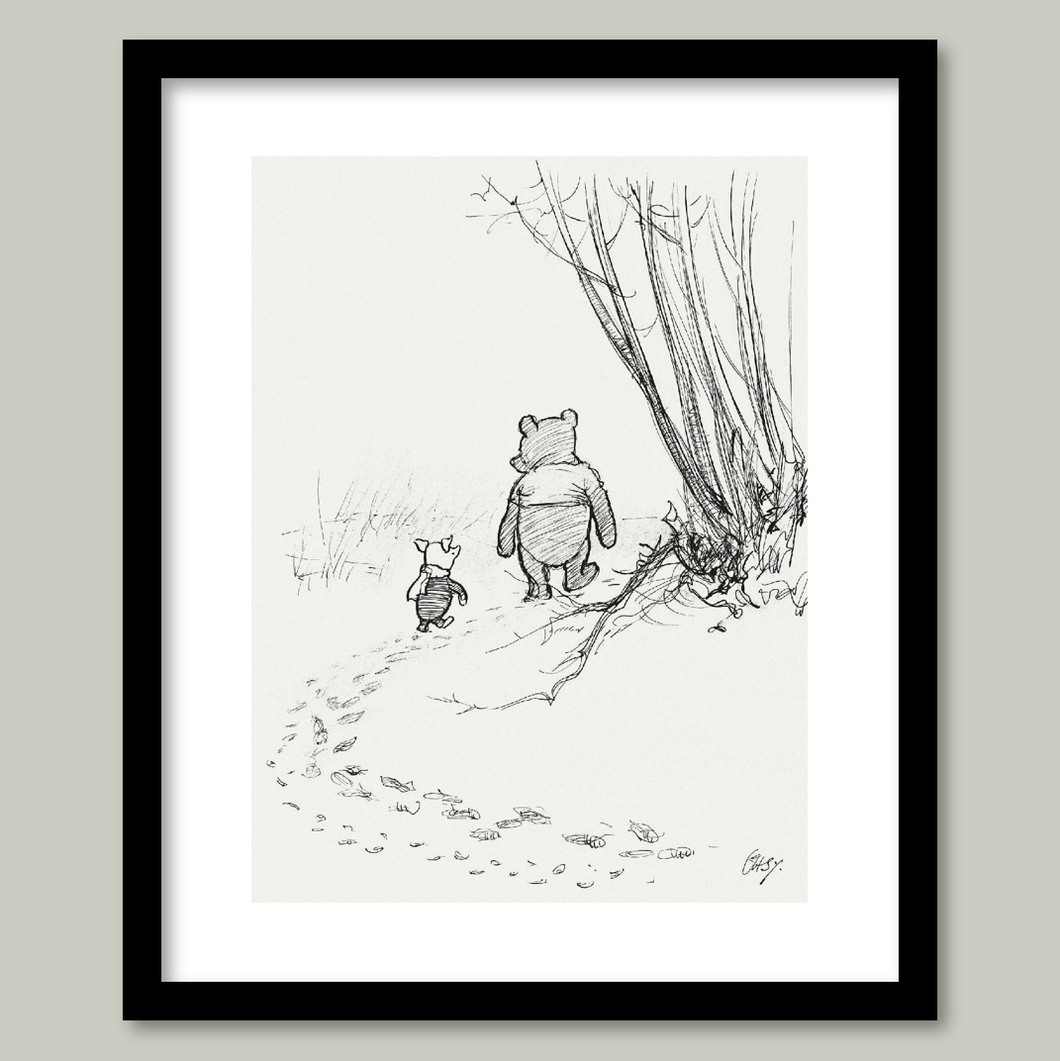 Pooh and Piglet go hunting