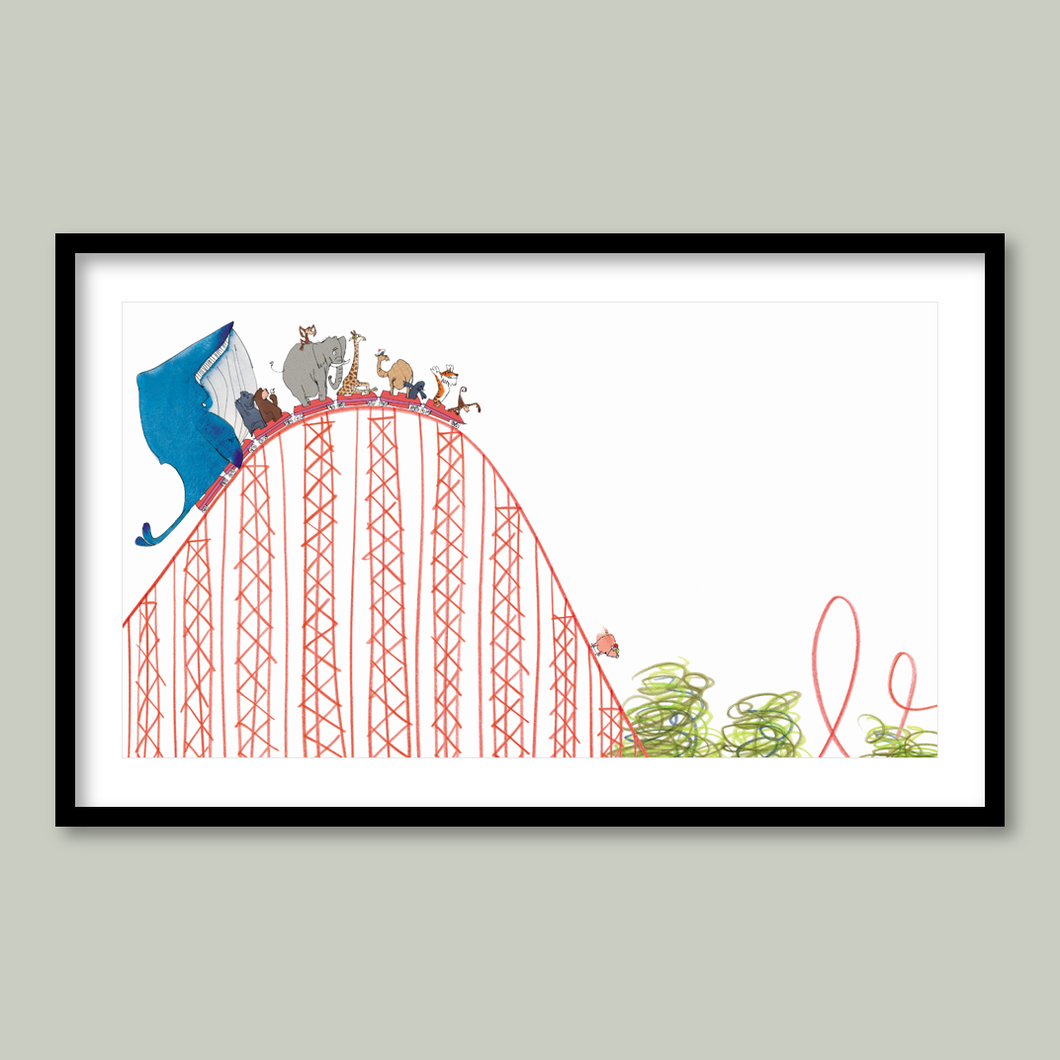 Animals on rollercoasters are good for a laugh