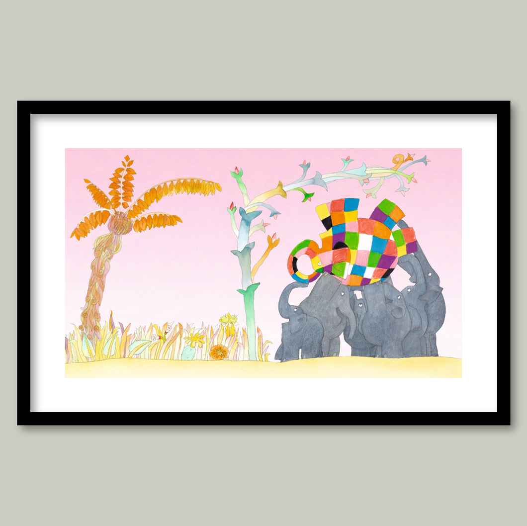 Elmer kept the elephants happy