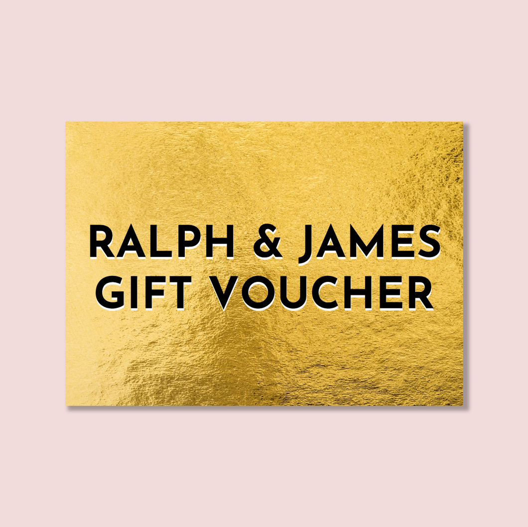 Ralph & James Gift voucher